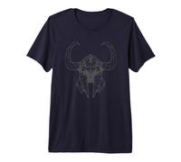 Knight Helmet with Horns Premium T-Shirt