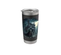 Knight in Thunderstorm with rain Stainless Steel Insulated Tumbler