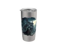 Knight in Thunderstorm with rain Stainless Steel Insulated Tumbler