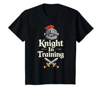 Knight in Training Cute Medieval Knight Kids Boys Girls T-Shirt