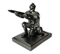 Knight Kneeling Pen Holder Medieval Desk Decoration Desk Decoration | for Students, Teachers, Writers, Authors, Collectors, Home, School, Study