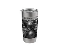Knight Last Day of School Summer Break Funny Meme Selfie Stainless Steel Insulated Tumbler