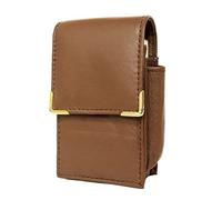 Knight Leather Cigarette case Lighter Holder (Tan)