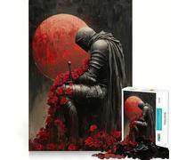 Knight of Sorrow 1000 Pieces Jigsaw Puzzles for Adults Indoor Play Fine Detail Home Activity (50x75cm)