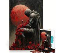 Knight of Sorrow 1000 Pieces Puzzles for Teenagers Brain Teaser Real Thick Family Pastime Birthday Gift (38x52cm)