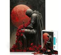 Knight of Sorrow Jigsaw Puzzles for Adults 1000 Piece Brain Agility Restful Game Happy Challenge Night Game (38x26cm)