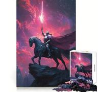 Knight of The Crimson Sky 1000 Pieces Jigsaw Puzzles for Teenagers Strong Memory DIY Fun Joyful Challenge Xmas Idea (38x52cm)