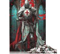 Knight Of The Red Cross Jigsaw Puzzle 1000 Piece Challenging And Brainteasing Hard Puzzles for Adults for Adults Teen 1000pcs (75x50cm)