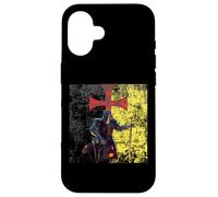 Knight of the Round Table Excalibur Malta Cross Maltese Case for iPhone 16