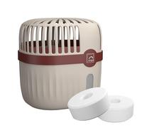 Knight Refillable & Reusable Dehumidifier, 360º Moisture Absorber, Lasts Upto 60 Days Fast Absorption Of Moisture In Home, Garage, Caravans & Office. 1 Reusable Unit with 2 Tablets - Red