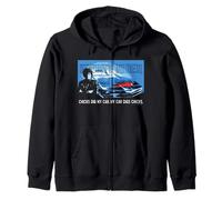 Knight Rider Chicks Dig My Car Classic Zip Hoodie