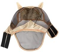 Knight Rider Full Face Fly Mask/Hood/Veil with Nose - Beige, Medium