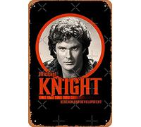 Knight Rider KITT Poster Metal Tin Sign 8" x 12" Vintage Retro Man Cave Wall Decor