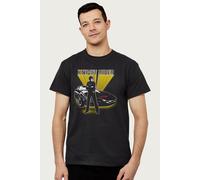 Knight Rider Men's Michael Knight Yellow Glow T-Shirt in Black | Size: Small Knight Rider Black S