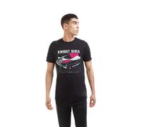 Knight Rider Men's Neon 2000 T-Shirt Black | Size: 2XL Knight Rider Black 2XL