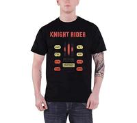 Knight Rider Men's Normal Cruise Black T Shirt Retro Tee Crew Neck Unisex Short Sleeve T-Shirt XXXL