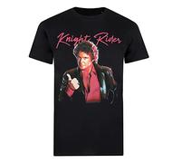 Knight Rider Men's Thumbs UP T-Shirt, Black, Large