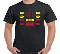 Knight Rider T-Shirt Kitt Control Panel Mens Funny David Hasselhoff The Hoff Black(XX-Large)