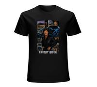 Knight Rider T-Shirt Man's Fashion Black Unisex Tees XL