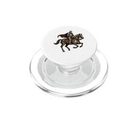 Knight Riding an Armored Horse Skeleton PopSockets PopGrip for MagSafe