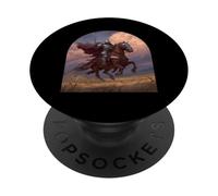 Knight Riding on a Horse Art PopSockets Adhesive PopGrip