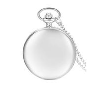 Knight Silver Plated Pocket Watch