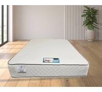 Knight Sleep 25 CM Deep Pocket Sprung Memory Foam Mattress in White | Size: Small Single