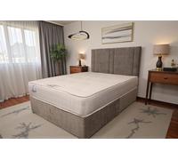 Knight Sleep Alovera Ortho Sprung Memory Foam Medium Mattress in White | Size: Small Double Knight Sleep White Small Double