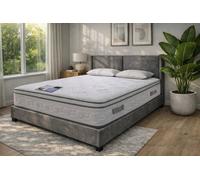 Knight Sleep Buckingham 4000 Pocket Encapsulated Foam Mattress in White | Size: Small Double Knight Sleep White Small Double