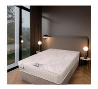 Knight Sleep Hybrid Memory Foam Coil Spring Mattress Designed For The Ultimate Sleep, Breathable With Back Support in White | Size: Small Double Knight Sleep White Small Double