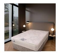 Knight Sleep Hybrid Memory Foam Coil Spring Mattress Designed For The Ultimate Sleep, Breathable With Back Support in White | Size: Super King