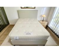 Knight Sleep Natural Cashmere 1000 Pocket Mattress Built with Extra Hybrid Support Features in White | Size: Small Single Knight Sleep White Small Single