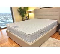 Knight Sleep Orthopaedic Foam Mattress - 25cm Depth, Firm Support in White | Size: Super King Knight Sleep White Super King