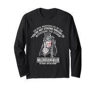 Knight Templar A Warrior of Christ Crusader Warrior Long Sleeve T-Shirt