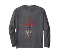 Knight Templar and Cross Crusader Long Sleeve T-Shirt