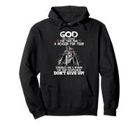 Knight Templar Christian Warrior God Purpose Don't Give Up Pullover Hoodie