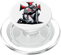 Knight Templar Cross Christian Warrior Crusader PopSockets PopGrip for MagSafe