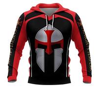 Knight Templar Hoodies for Men Retro 3D Printed Hooded Sweatshirt Pullover Jacket Knights Costume Hoody Sweatshirt