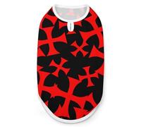 Knight Templar Logo Print Pet Clothes T Shirt Pets Clothing Vests Tee Tops Dogs Costume Coat For Dog Cat S