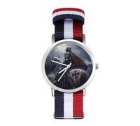 Knight Templar Quartz Watches Without Scale Wrist Watch with Adjustable Strap for Men Women