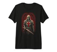 Knight Templar The Crusader Cross Men Premium T-Shirt