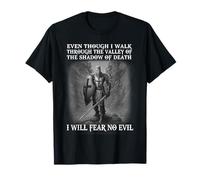 Knight Templar Warrior Christ Through Shadow of Death T-Shirt