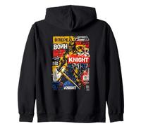 Knight Warrior Forward Urban Graffiti Knight Zip Hoodie