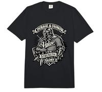Knight Warrior Valor Strength Comfort Colors Adult Heavyweight T-Shirt