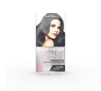 Knight & Wilson Colour Freedom Metallic, Long Lasting, Permanent Stone Grey Hair Dye, Infused with Shea Butter and Argan Oil for Shiny Conditioned Hair.
