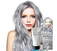 Knight & Wilson Colour-Freedom Storm Grey Semi-Permanent Hair Colour - Ultra-Vibrant Vegan Friendly Colour Mask with Shine Booster Complex - Ammonia Free Colour Lasts Up To 6-10 Washes, 150 ml