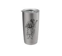 Knight with Armor and Huge Sword Stainless Steel Insulated Tumbler