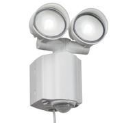 Knightbridge 230V IP55 Twin Spot LED Security Light - White