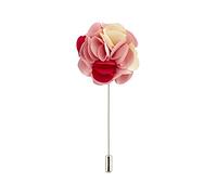 Knighthood Brooch Lapel Pin for Men Pink White and Red Bunch Flower Lapel Pin Multi Badge Coat Suit Wedding Gift Party Shirt Collar Accessories
