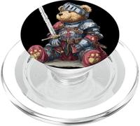 Knightly Teddy Costume with Sword and Armor for Teddies Fans PopSockets PopGrip for MagSafe